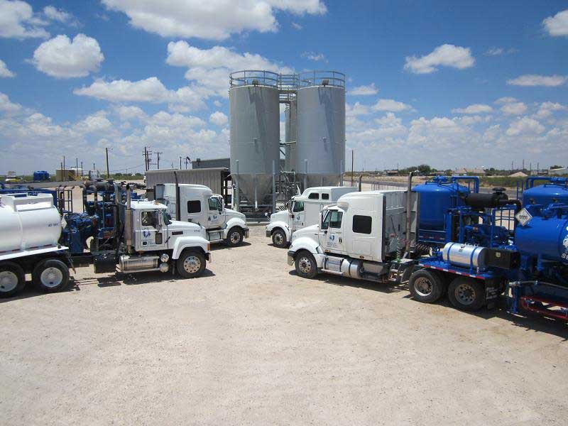 oil well cementing pumps and trucks